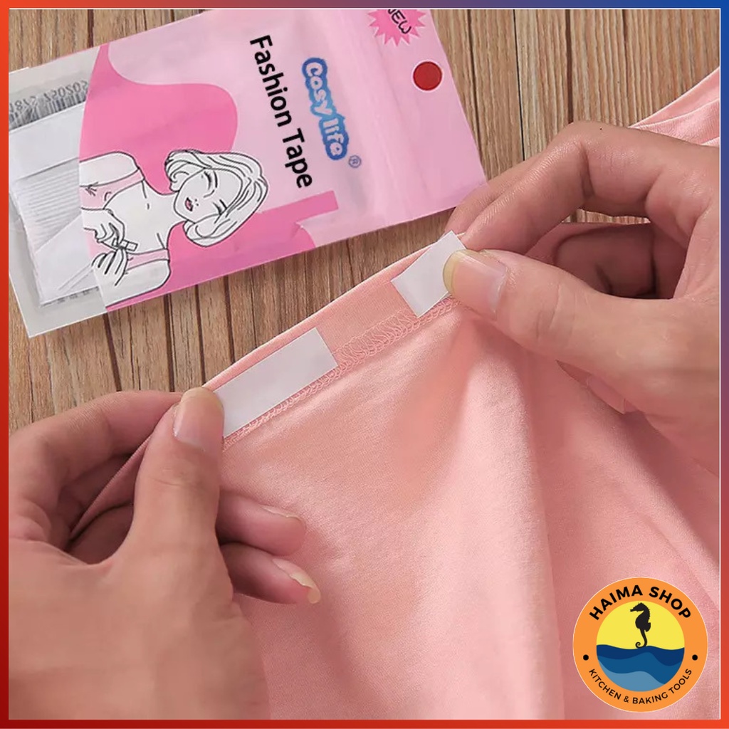 

36pcs Perekat Pakaian Transparan Fashion Tape Safety Lem Serbaguna / Perekat serbaguna