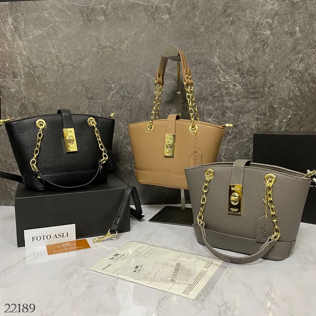 Co@ch Lane Bucket Bag In ColourBlock 22189 (FreeKantongKain+Bubble Wrap)