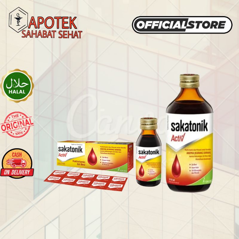 SAKATONIK LIVER AKTIV MULTIVITAMIN PENAMBAH DARAH