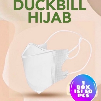 Masker Duckbill Hijab/Masker duckbill headlop