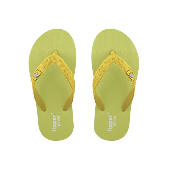 Sandal Fipper Junior Green Seed Green Universal Yellow Garden Original