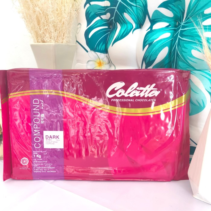 

COLATTA Chocolate Compound Dark Coklat Hitam 1 KG