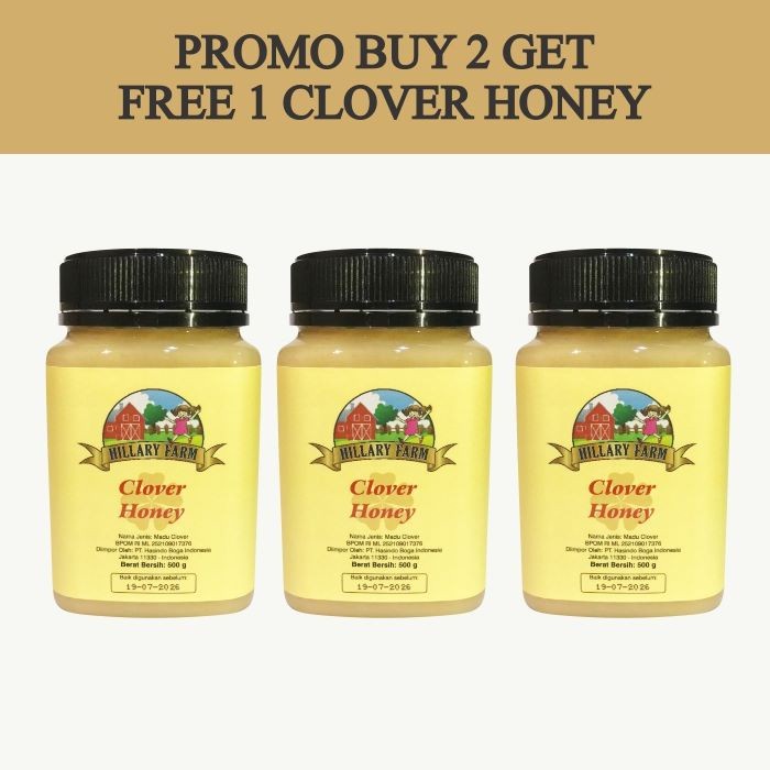 

[BEST SELLER] Clover Honey buy 2 get 1 Free Madu