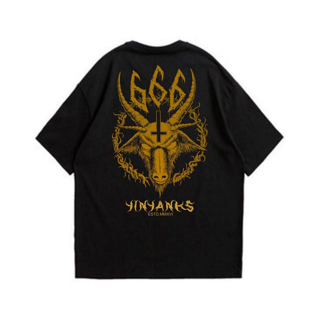 Yinyanks T-Shirt Satanic 2 Black