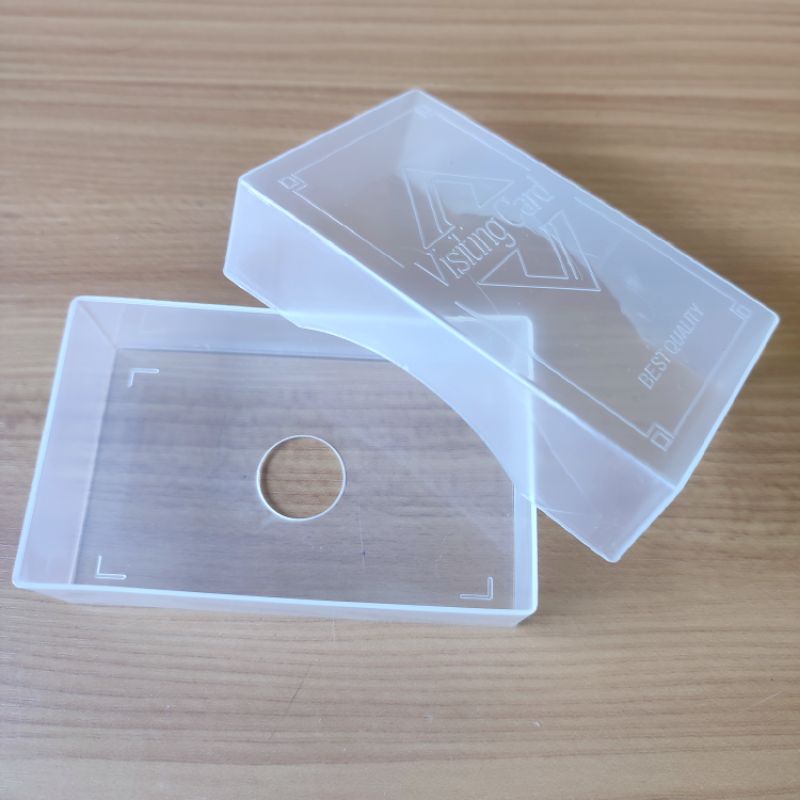 

Kotak Kartu Nama Plastik Transparan / Box Kartu Nama