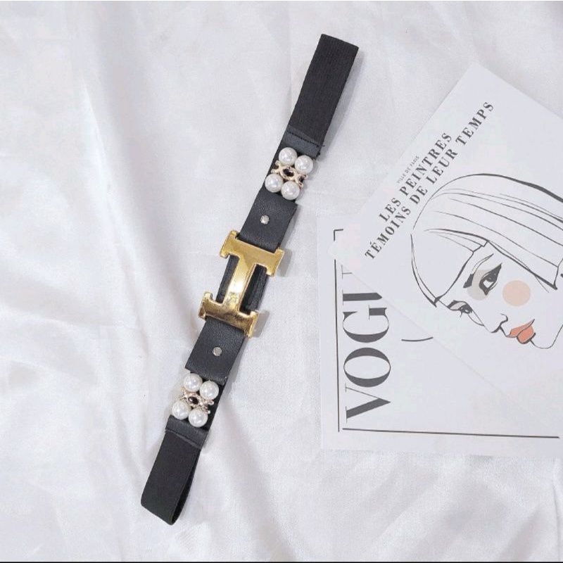 Ikat Pinggang Wanita Mutiara/ Belt Wanita Dress / Sabuk Wanita / Fashion Wanita / Aksesoris Baju