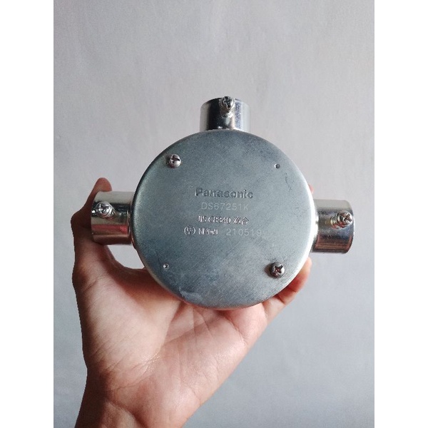 Teedus Tdos T dus Besi Panasonic Galvaniz E19 19 mm 1/2" Cabang 3