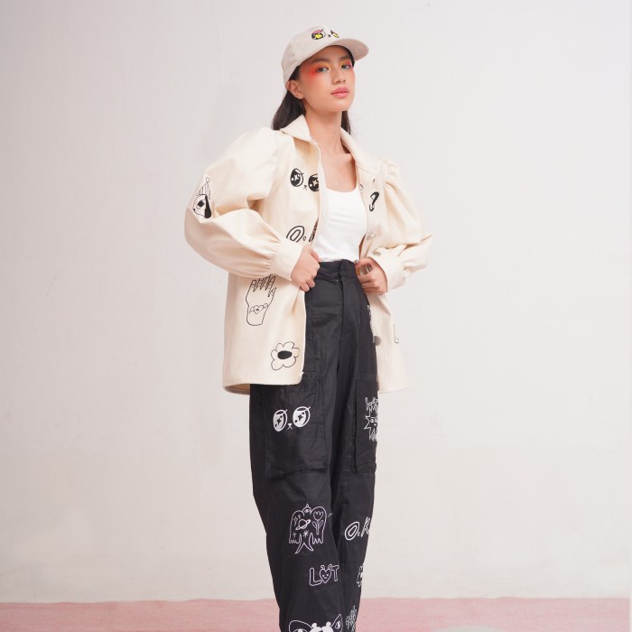 Let Go Outerwear Puff Sleeve