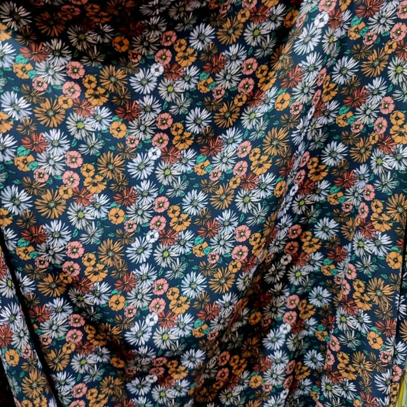 Kain Ceruty Zara motif bunga | bahan Ceruti Zara dzc-11 - kain - kain motif kembang - kain tunik