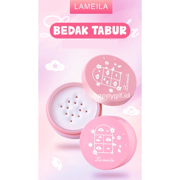 LAMEILA Bedak Make Up Tabur Powder LA212 5206