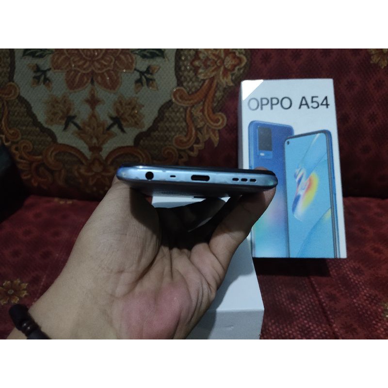 Oppo A54 4/64 Fulset ori normal lecet pakai