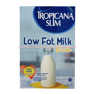 Tropicana Slim Low Fat Milk Vanilla 180gr