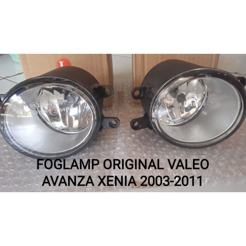 FOGLAMP LAMPU KABUT MOBIL AVANZA XENIA 2003-2011 ORIGINAL VALEO