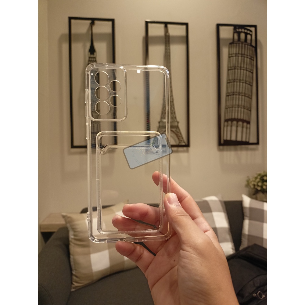 Case Clear Card Ultra Thin Soft Case Samsung A73 5G Case A73 Case