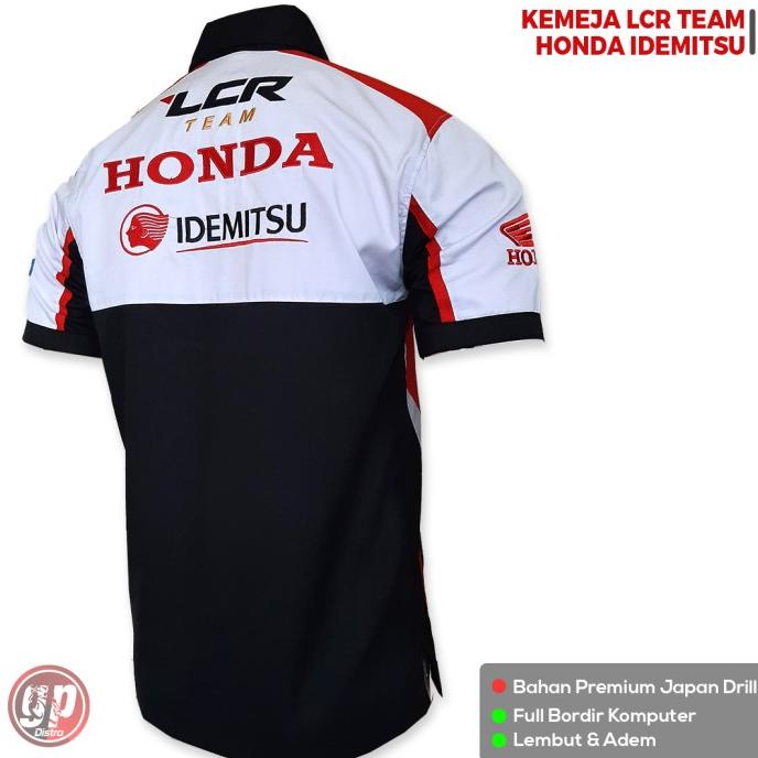 Kemeja Motogp LCR Team Honda Idemitsu