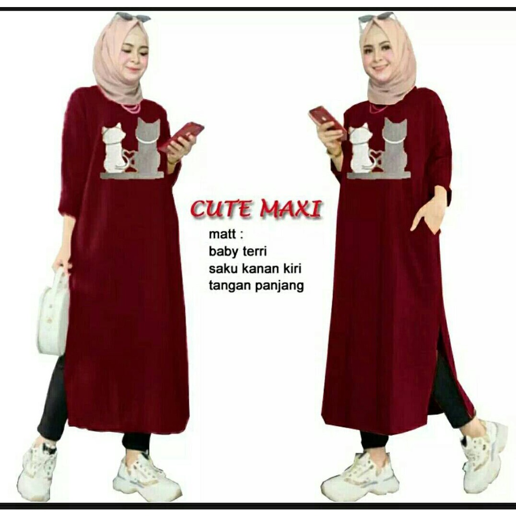 PIK - Maxi Cute Jumbo L(55710), XL(59280), XXL(63209) /Best Seller/ Maxi Wanita Jumbo/Maxi Termurah