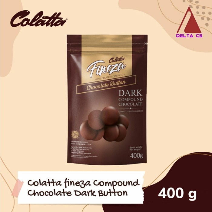 

Collata Fineza Button Chocolate 400gr