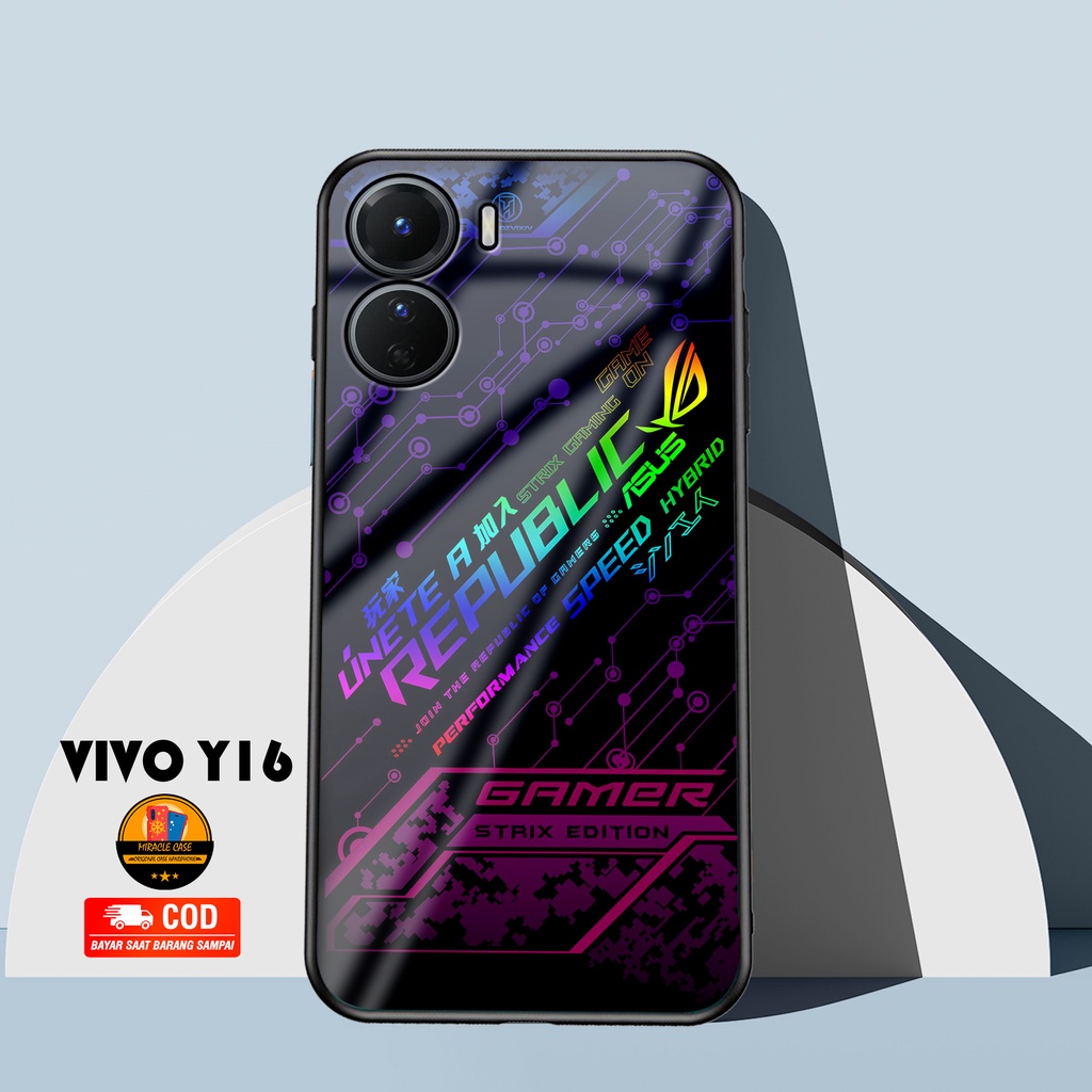 Case VIVO Y16 - Casing VIVO Y16 Terbaru 2022 MIRACLE CASE [ ROG ] Silikon VIVO Y16 - Case VIVO Y16 -