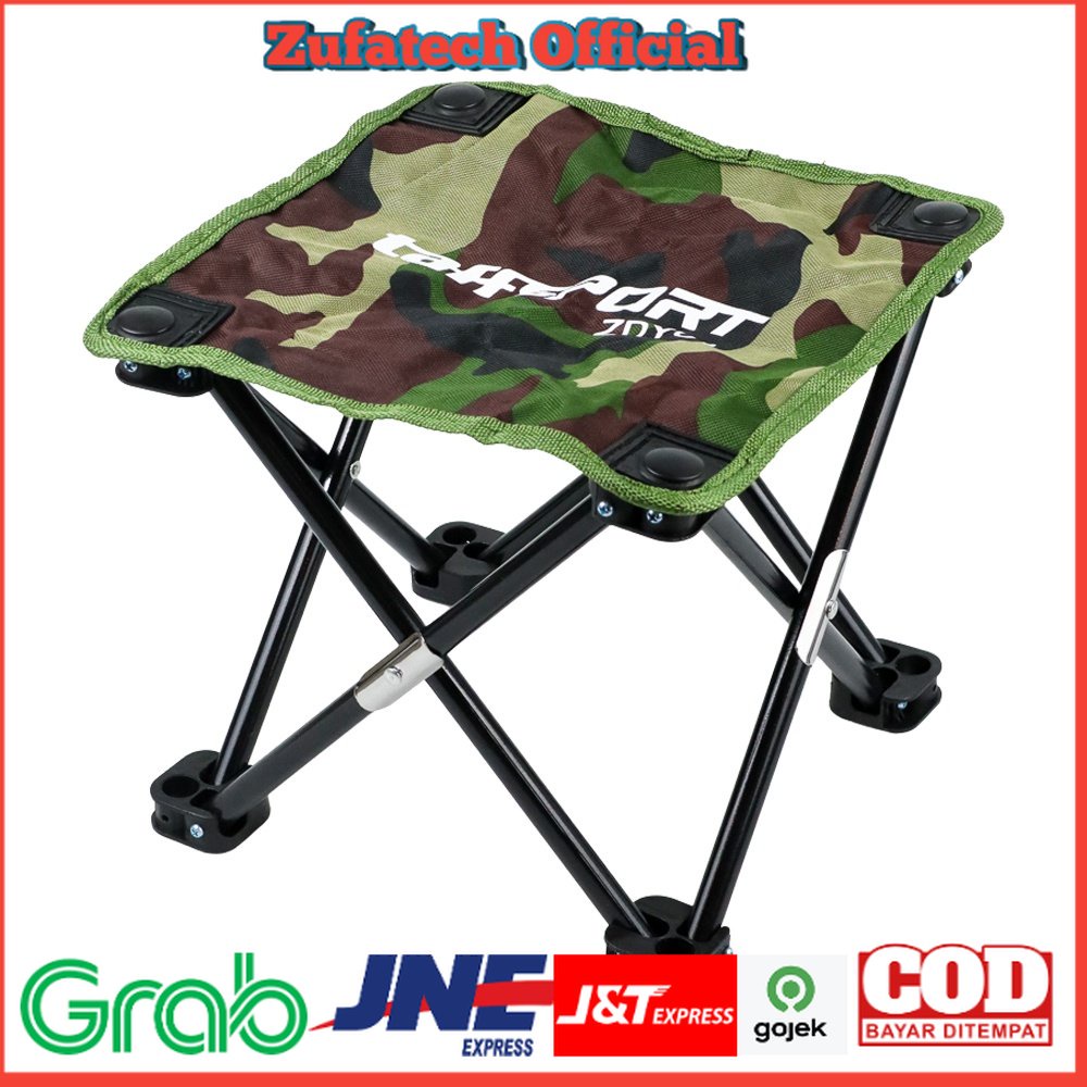 TaffSPORT Kursi Lipat Mancing Kotak Desain Army - ZDY01 - Camouflage