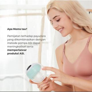 MOOIMOM  M3 Wireless Electric Breast Pump / mooimom Hands Free Wireless Electric Breast Pump M2 - Pompa ASI Elektrik Wireless / pompa asi