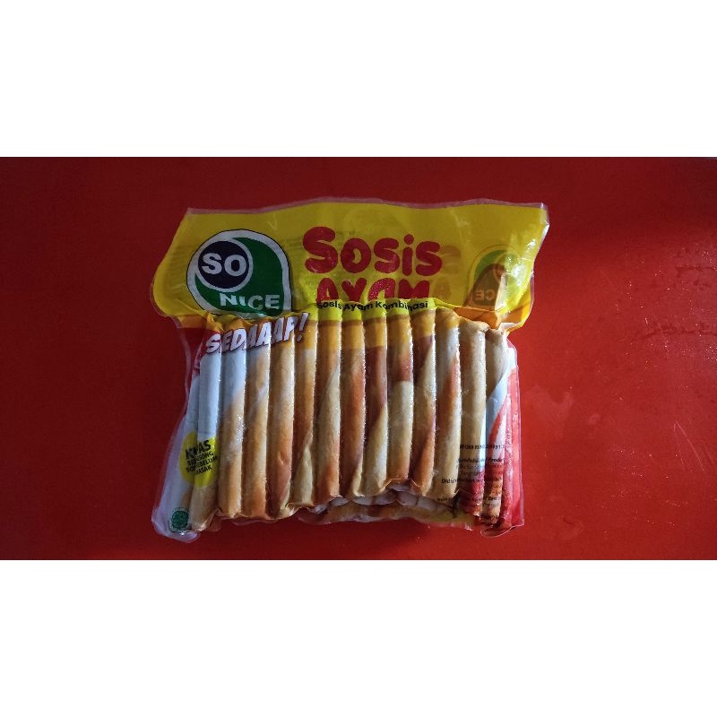 

SO NICE Sosis Ayam Beku Frozen 1 kg