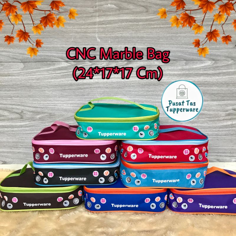 Tas Bekal Tupperware CNC Merble(Tas kotak makan)Hanya Tas