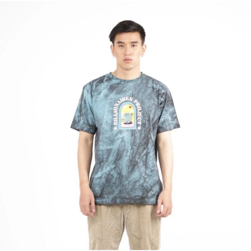 BILLIONAIRE'S PROJECT T-SHIRT - RETRO LIGHT BLUE