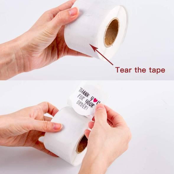 

Special Stiker Thank You For Your Order Label Toples Makanan Stiker Botol Cutting Printing Stiker .,