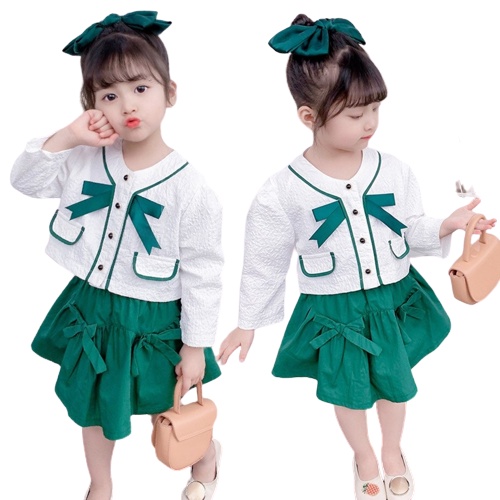 KALILA - ZALIKA Setelan Baju Anak Perempuan | Set Anak Cewek Umur 2 - 8 Tahun Bahan Cringcle