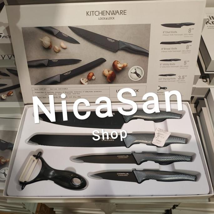 Sale Kitchen Knife Set Lock & Lock Kitchenware Set Pisau Dapur Termurah