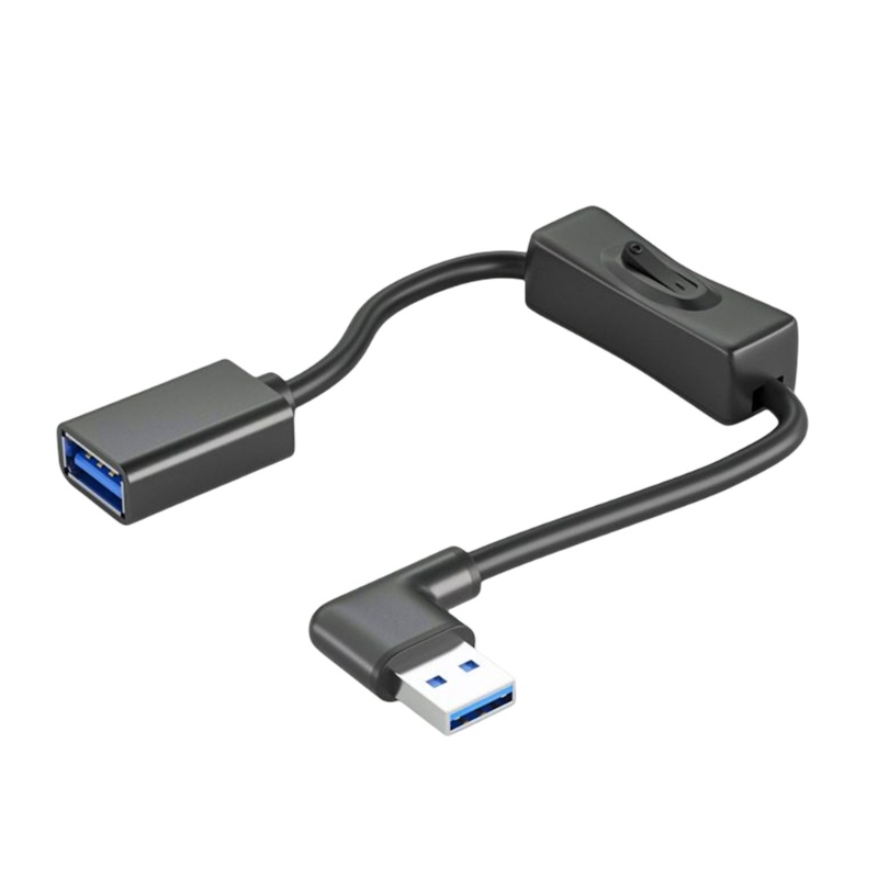 Zzz Data Sync USB3.0 Extender Cord Kabel Ekstensi USB Dengan Saklar ON OFF Untuk Kipas Angin