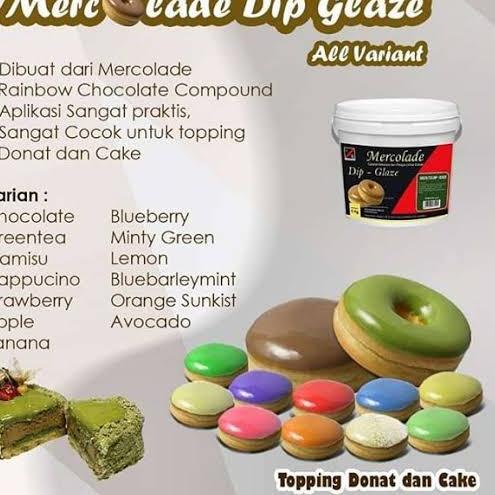 

ヌ glaze donat mercolade 250 gram ✩
