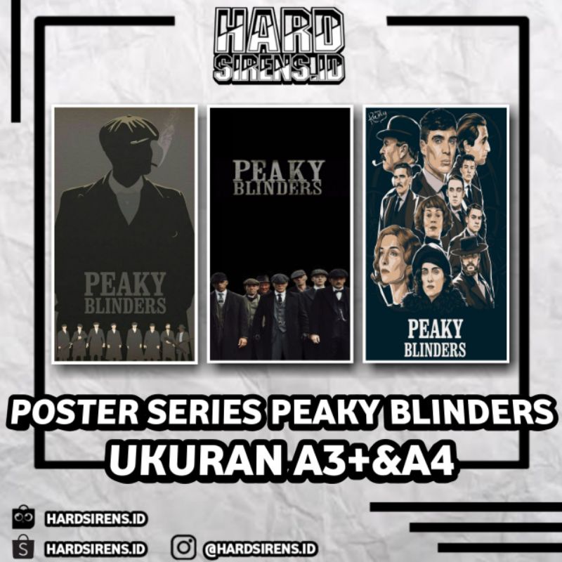 Poster Peaky Blinders Poster Thomas Shelby Poster aesthetic poster retro ukuran A3 A4