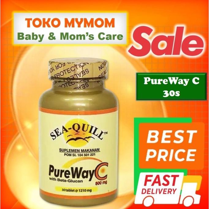 [BPOM] Sea-Quill Pureway C 30 Tab / SeaQuill Sea Quill Vitamin C