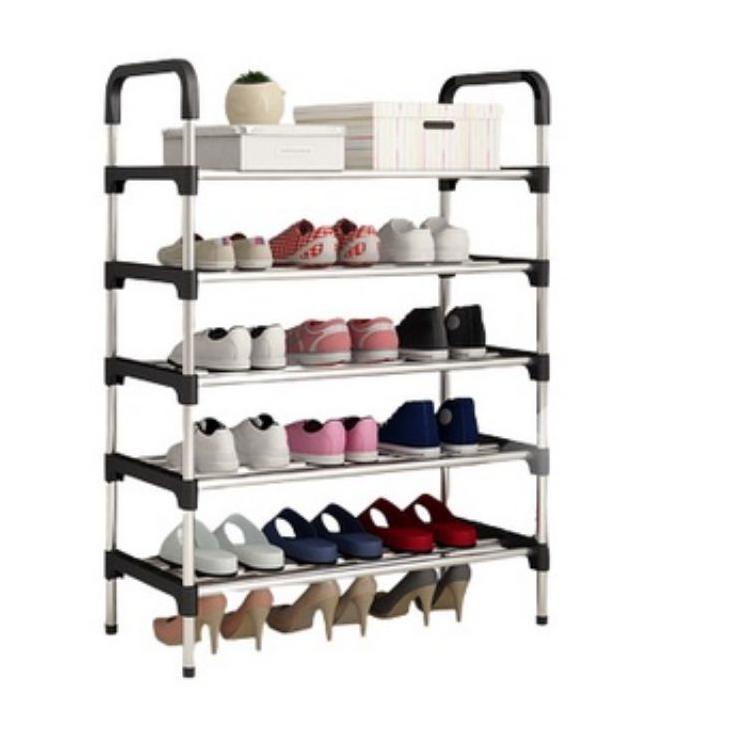 Stok Terbaru Rak Sepatu Stenlis susun 5