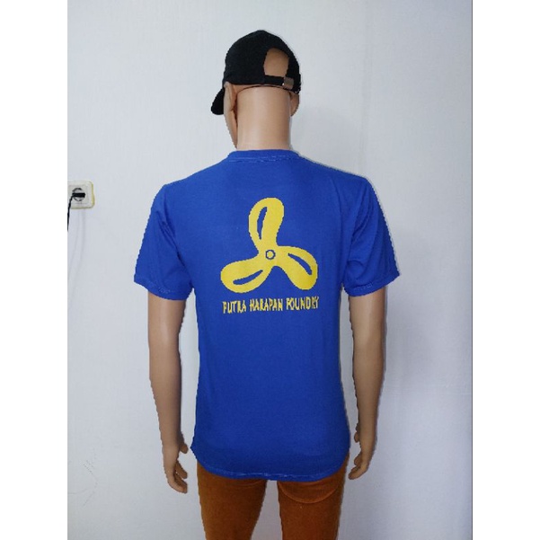 kaos sablon / bordir  logo Cuztom