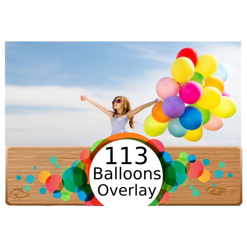 113 balloons balloon Photo Overlays in PNG, Photography