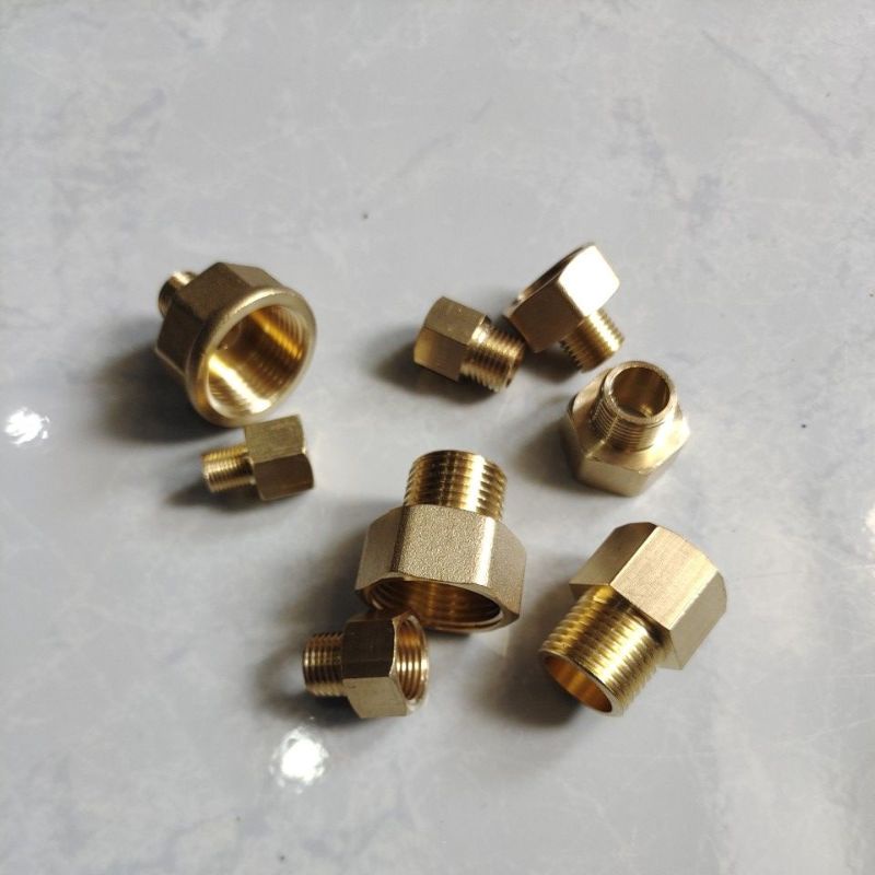 connector 1/4x3/4 Kuningan / sambungan 1/4x3/4 Kuningan / adaptor 1/4x3/4 kuningan