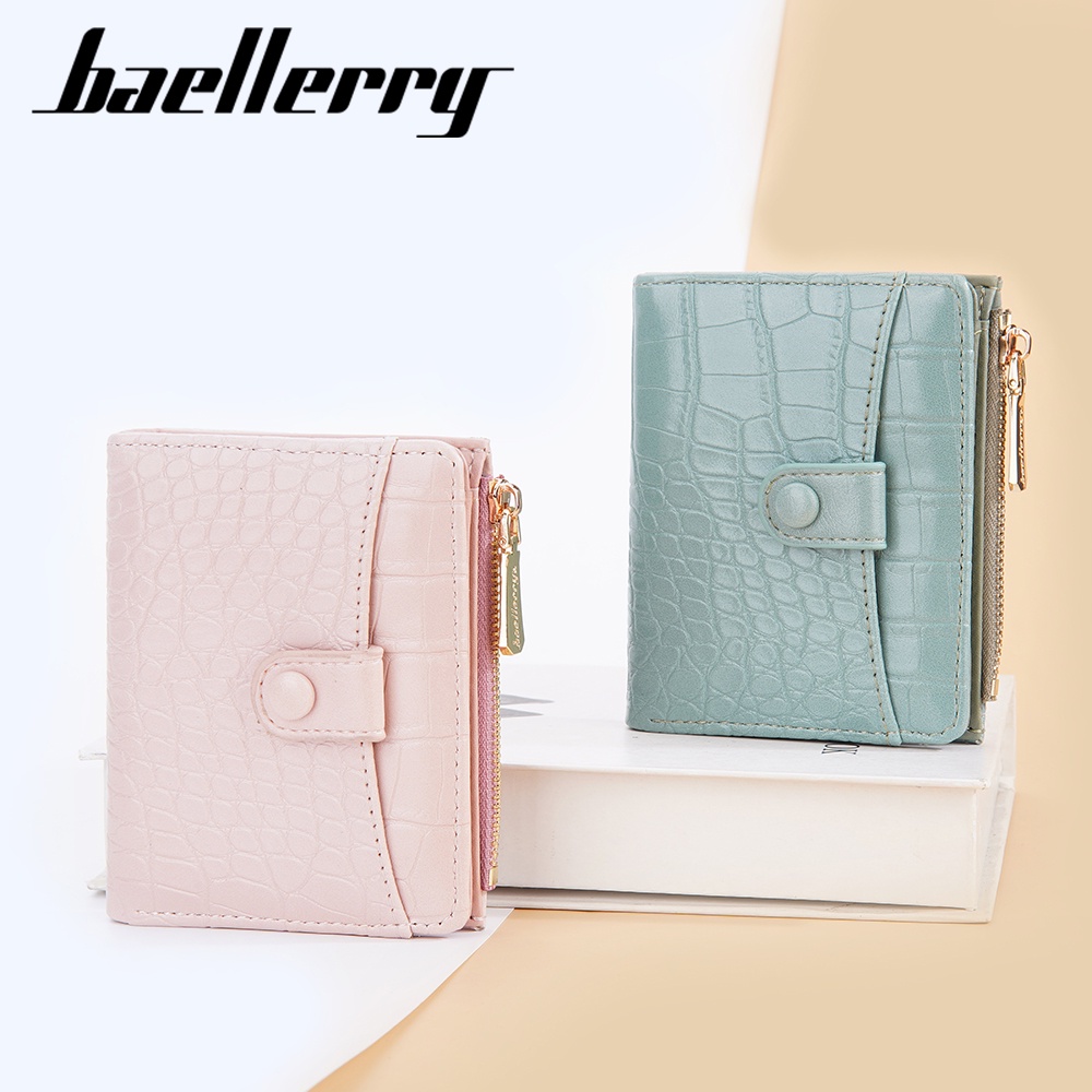 BAELLERRY N2381 Dompet Wanita Kecil Bahan Kulit PU Leather Premium WATCHKITE WKOS