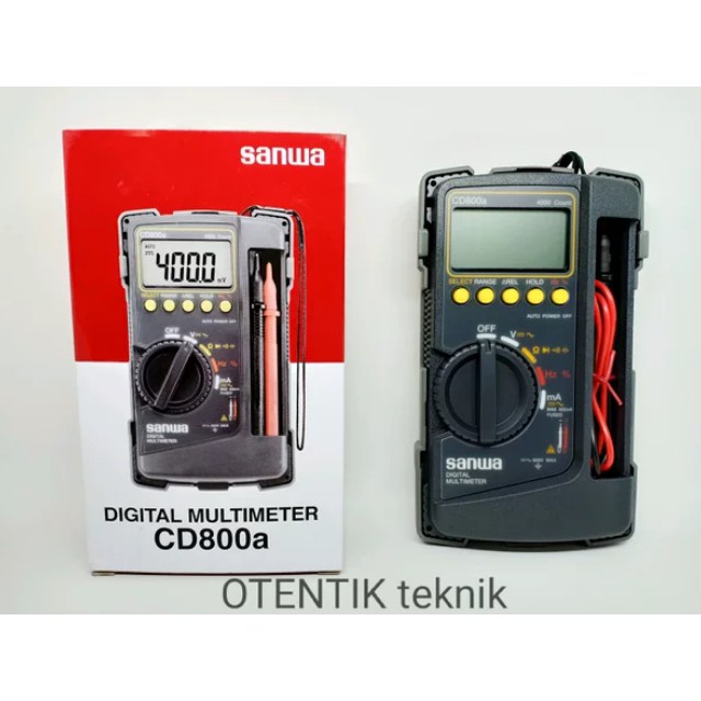 MULTIMETER DIGITAL SANWA CD-800a ORIGINAL - MULTITESTER SANWA