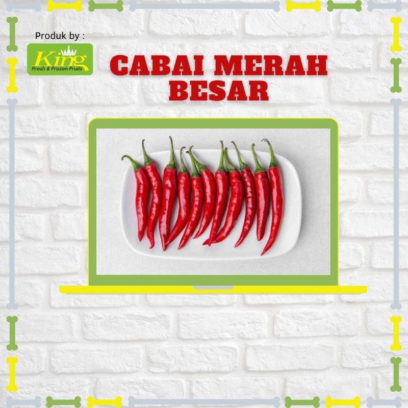 

Cabe merah , cabe/cabai merah besar fresh, cabe merah besar