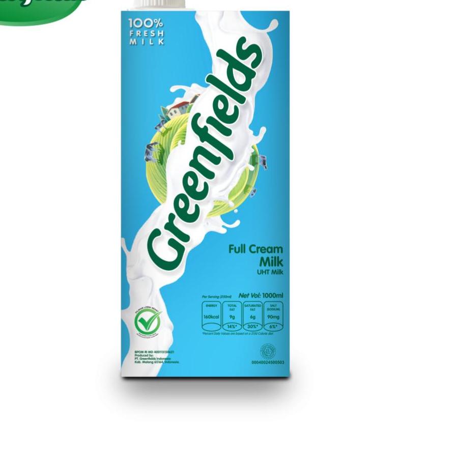 

READY ✅Greenfields Susu Full Cream 2 x 1000 mL|KD6