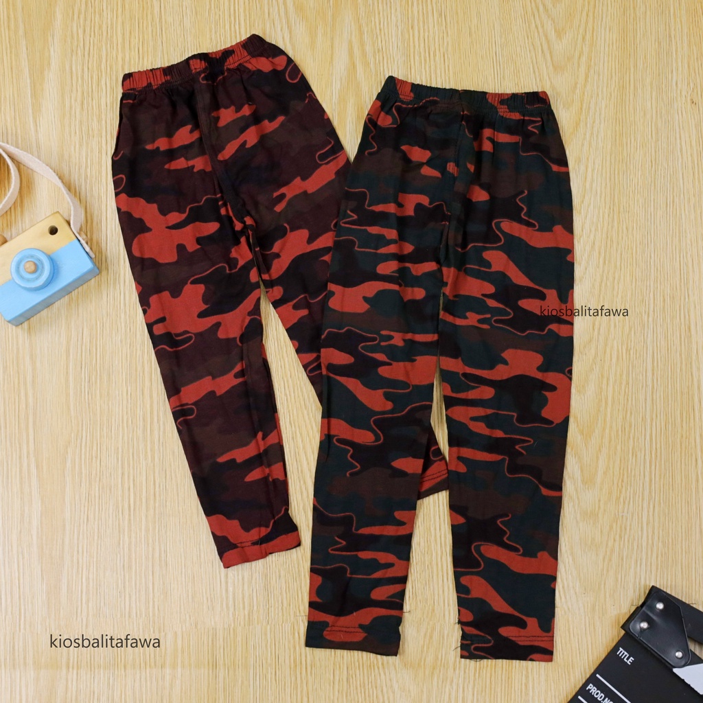 ARMY Pants uk 1-2 tahun / Celana Panjang ABRI Anak Laki Perempuan Bawahan Legging Leging Adem Murah