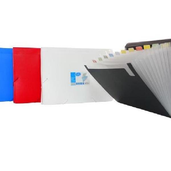 

Dijamin Irit Bantex Expanding File PP Folio Black #3601 10