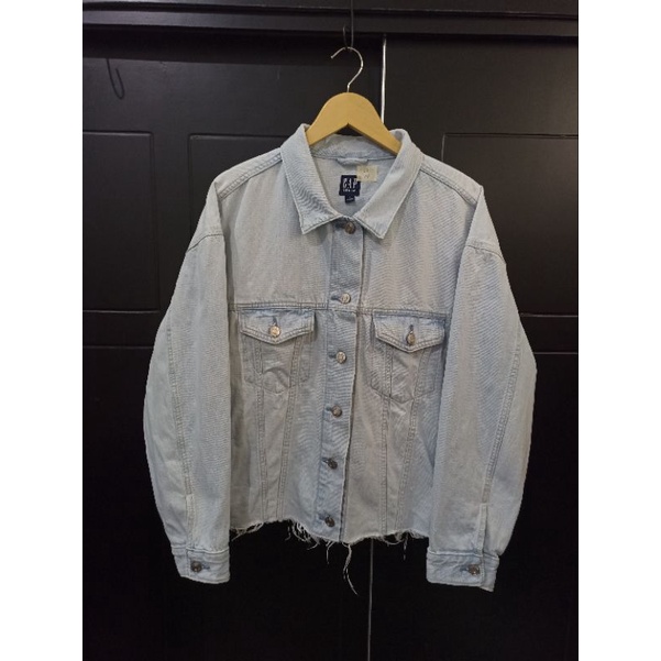 jaket trucker denim gap oversize XL