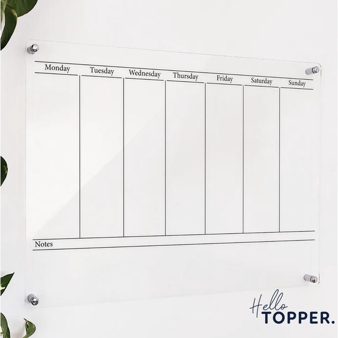 

PAPAN AKRILIK PLANNER| WALL PLANNER | SCHEDULE BOARD |PAPAN AKRILIK