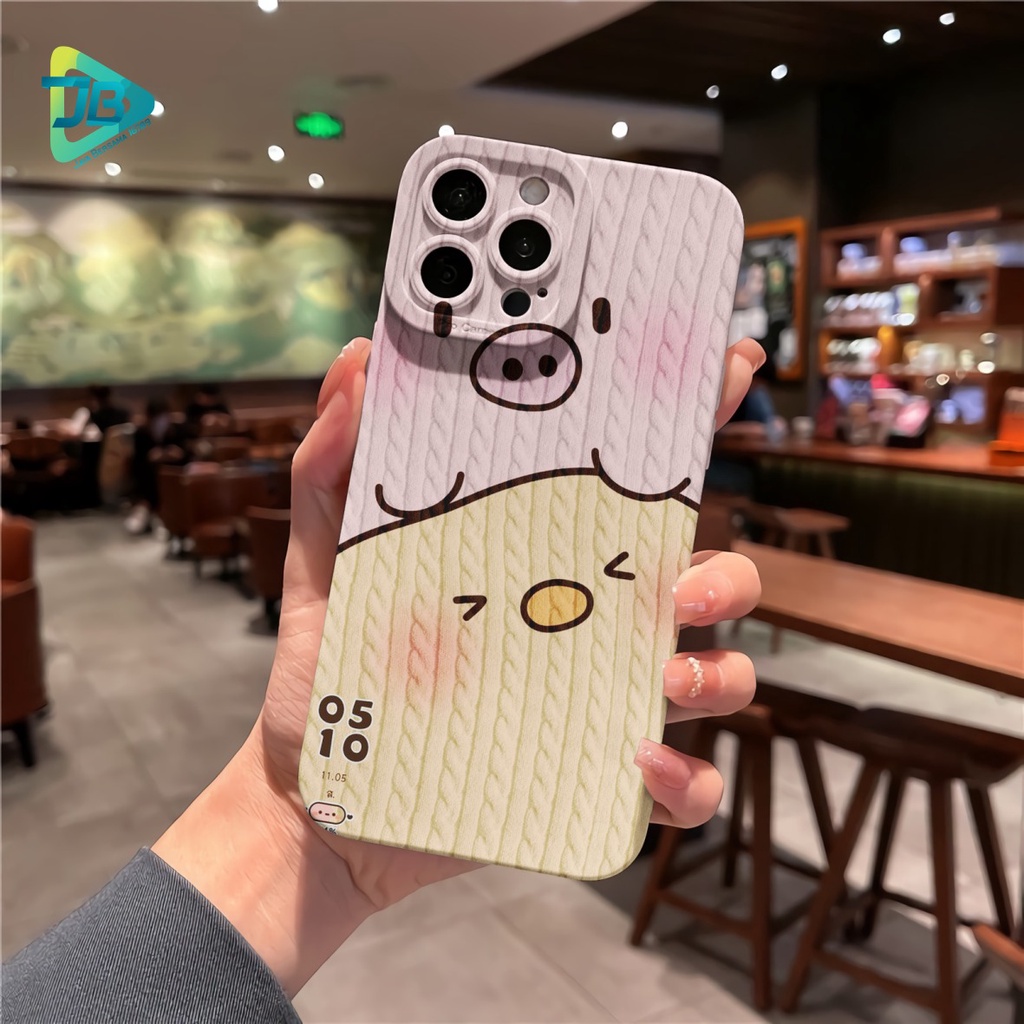 CUSTOM CASE SOFTCASE SILIKON PROCAMERA PIG CUSTOM XIAOMI REDMI 6A 8 8A PRO 9 9A 9C 10A NOTE 8 9 10 10S POCO M3 M4 JB6418