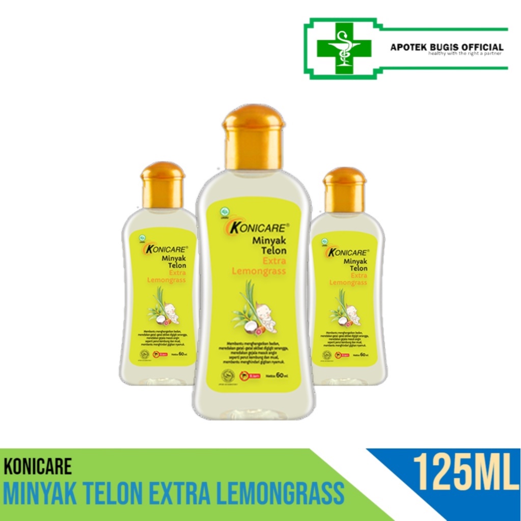 Konicare Baby Oil / Minyak Telon Plus / Minyak Kayu Putih 125mL