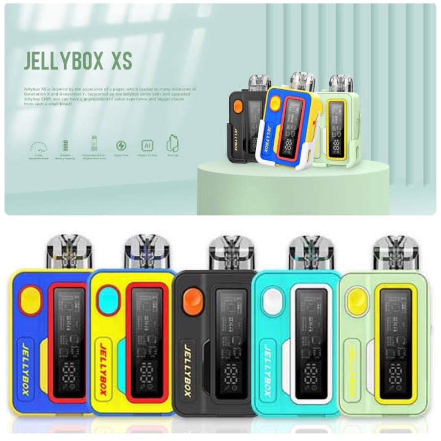 Jual Rincoe Jellybox XS 30W 1000mAh Pod Kit Authentic Jelly Box XS