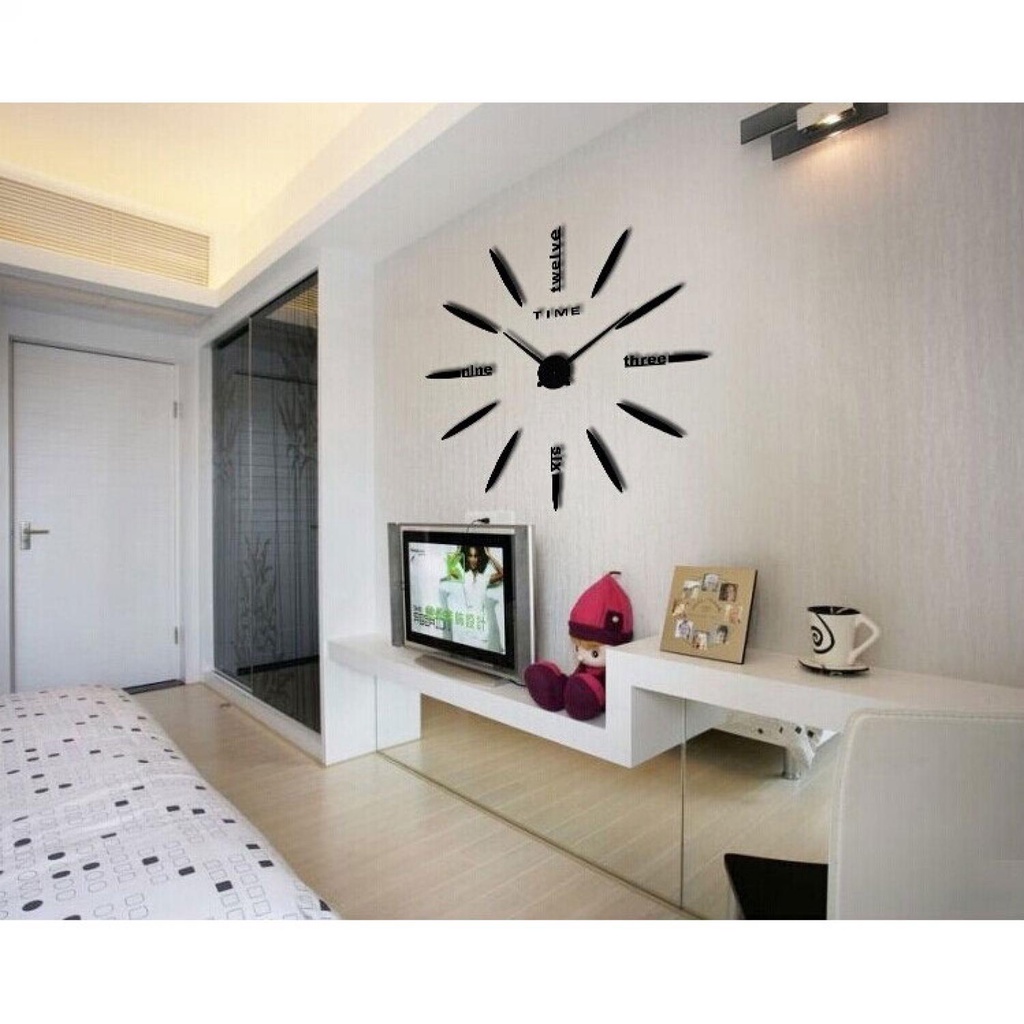 Jam Dinding Besar DIY Giant Wall Clock 80-130cm - DIY-202